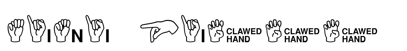 Mini Pics ASL Alphabet Regular